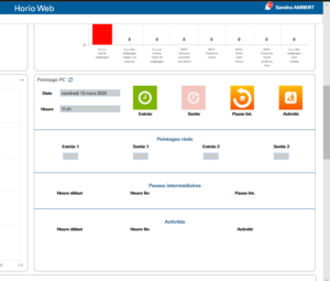 Pointage et logiciel de pointage en cloud sur PC, SaaS