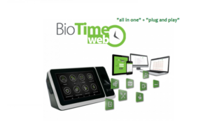 biometrische prikklok, badgelezer